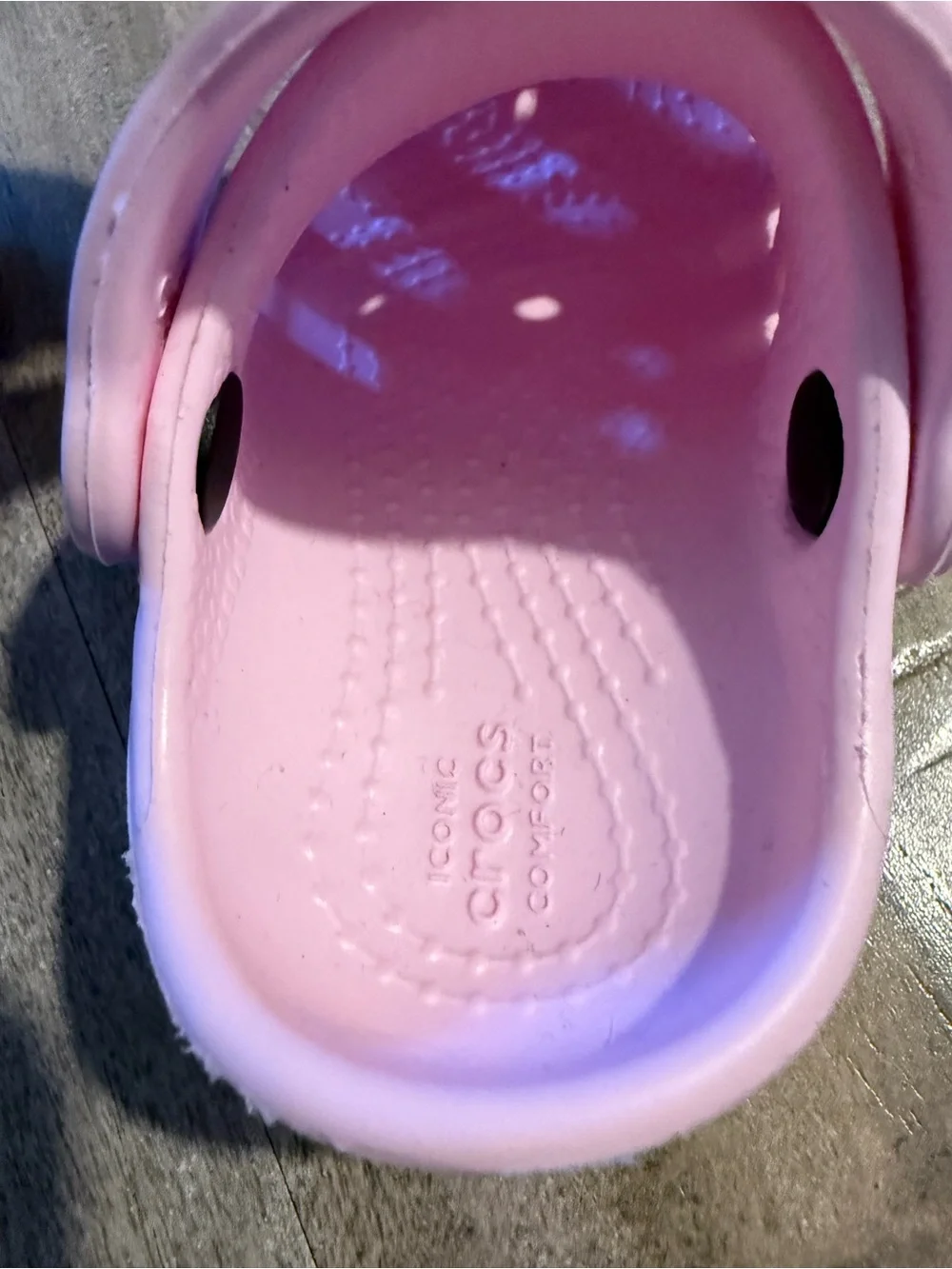 CROCS Kids Classic Clog in Light Pink